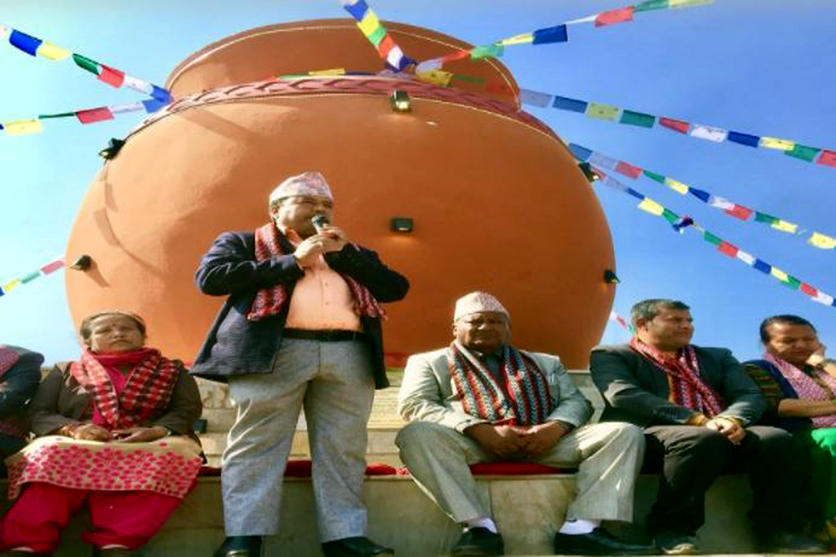 पर्यटकीय क्षेत्र घ्याम्पेडाँडामा निर्माण भएको ऐतिहासिक घ्याम्पो उद्घाटन